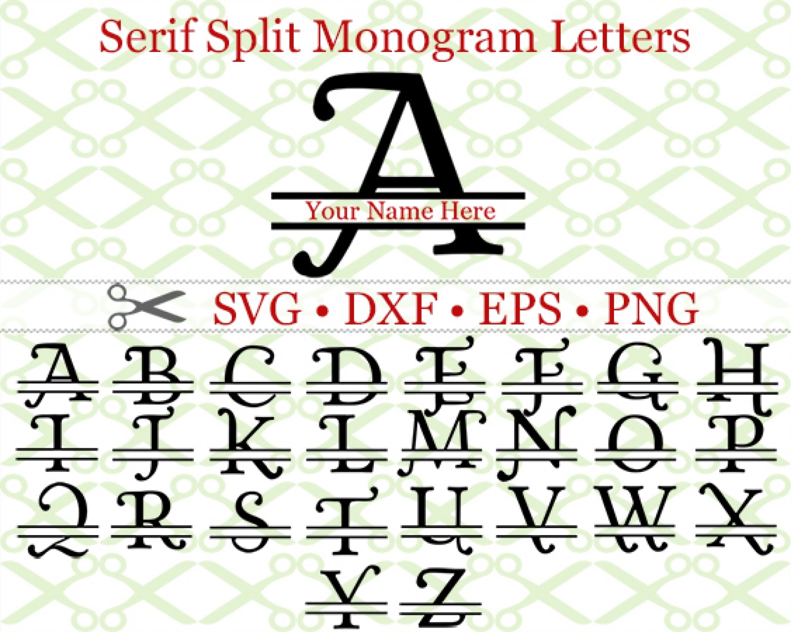 Download Split Letter C Monogram Svg - 289+ Best Quality File for Cricut, Silhouette and Other Machine