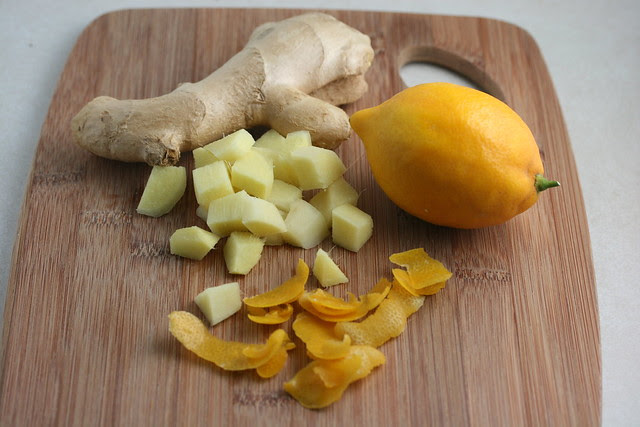 Meyer Lemon Ginger Muffins - Lemon Week 2011