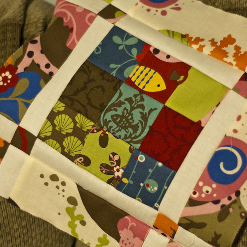 Jelly Roll Quilt Along Block #1