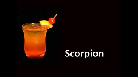 scorpion tropical cocktail drink recipe youtube