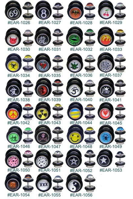 sizes of ear gauges. Ear 14 Gauge Post