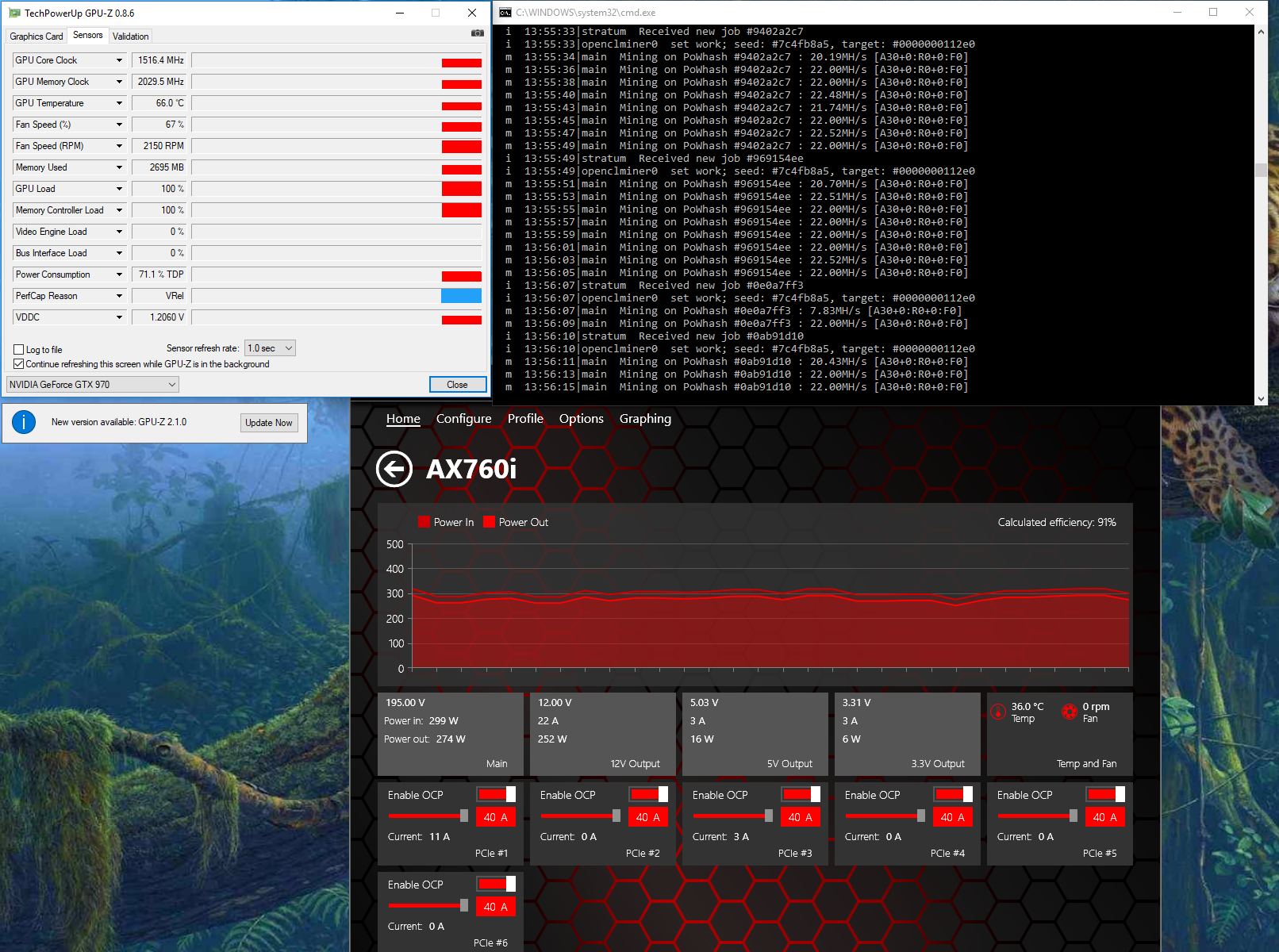 Stable Mining At 22 9 Mh S On A Gtx 970 Ethermining