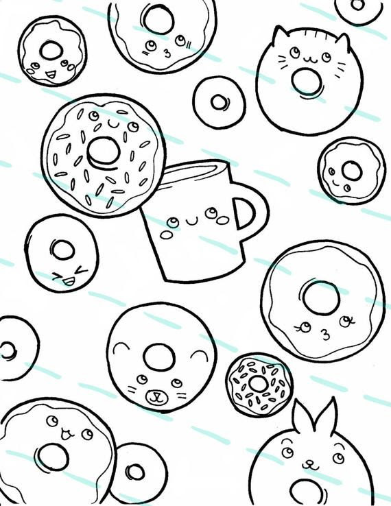 Download Donut Coloring Page At Getdrawings Free Download
