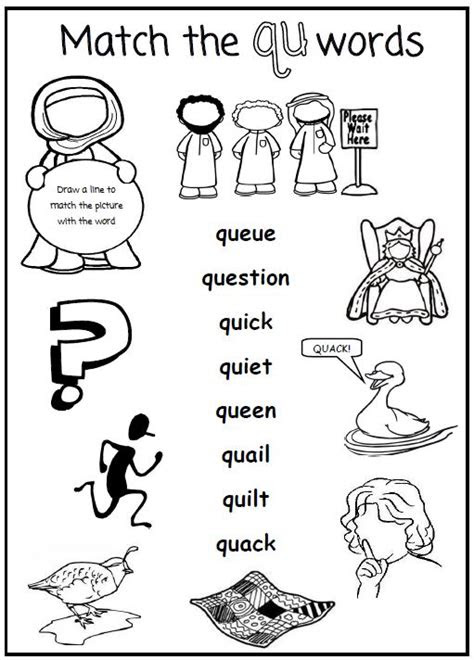  qu digraph worksheet phonics worksheets free digraph digraphs images