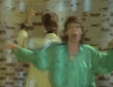 David Bowie & Mick Jagger - Dancing In The Street GIF 9