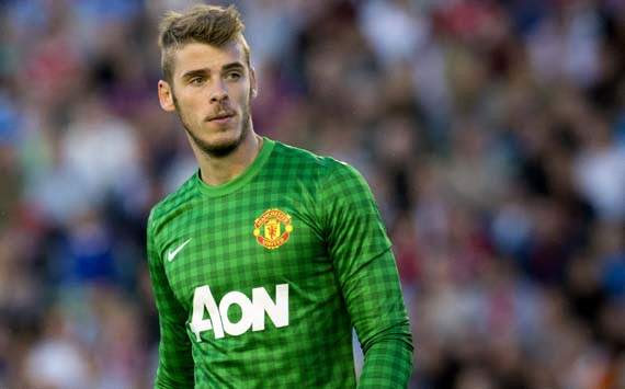 Friendly, David De Gea; Manchester United Vs FC Barcelona