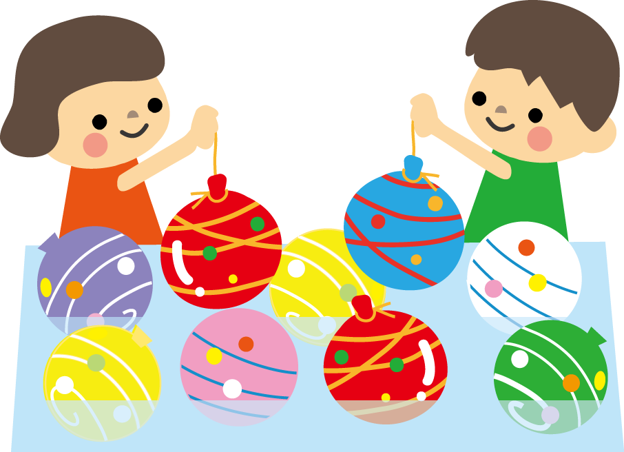 夏まつり ヨーヨー釣りのイラスト 無料イラスト フリー素材
