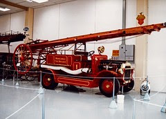 Vintage vehicle Fire Engine Southwards motor museum Wellington New Zealand 1991