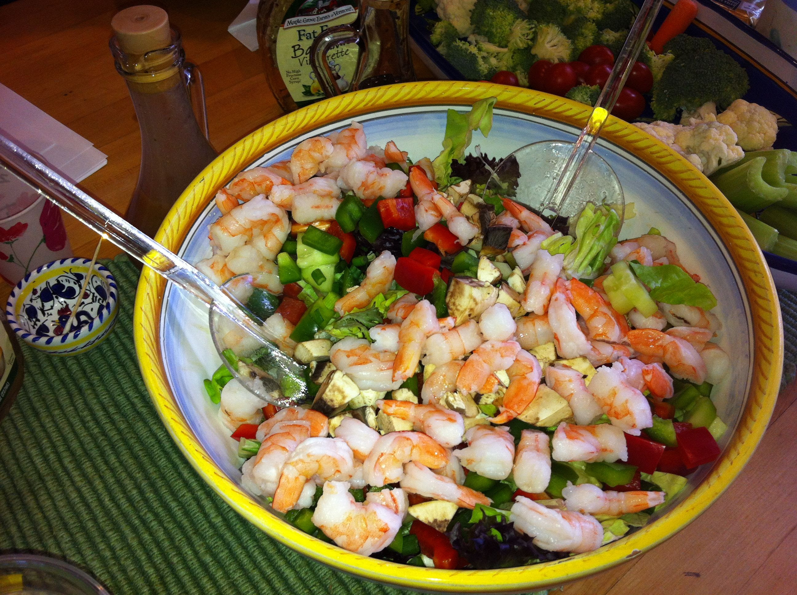 Diabetics Prawn Salad - Mango Mandarin Sesame Shrimp Salad ...