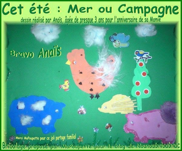 Pour L Anniversaire De Mamie Realise Par Anais