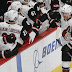 Clayton Keller / Clayton keller, one of the most promising youngsters in the nhl, took a crushing blow into the boards against the sharks that lead to him being stretchered off the ice.