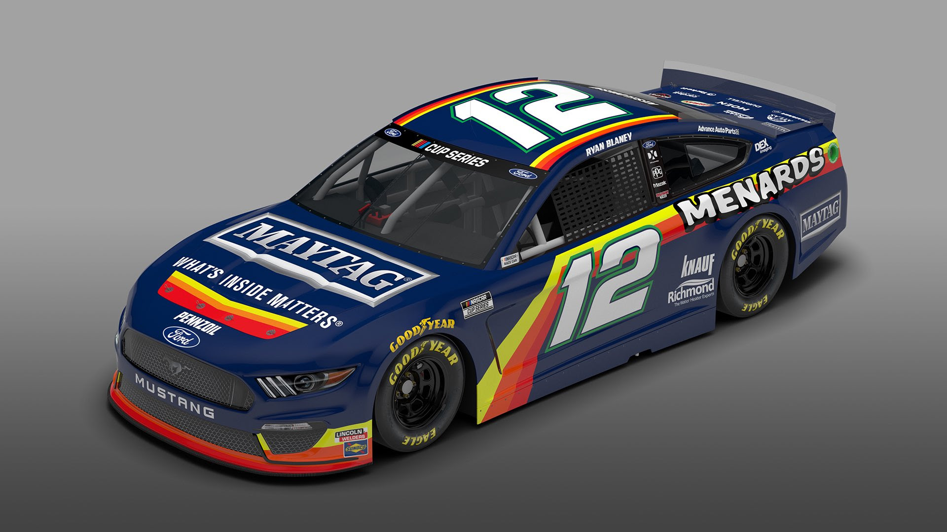Ryan Blaney to run Paul Menard throwback at Darlington ...