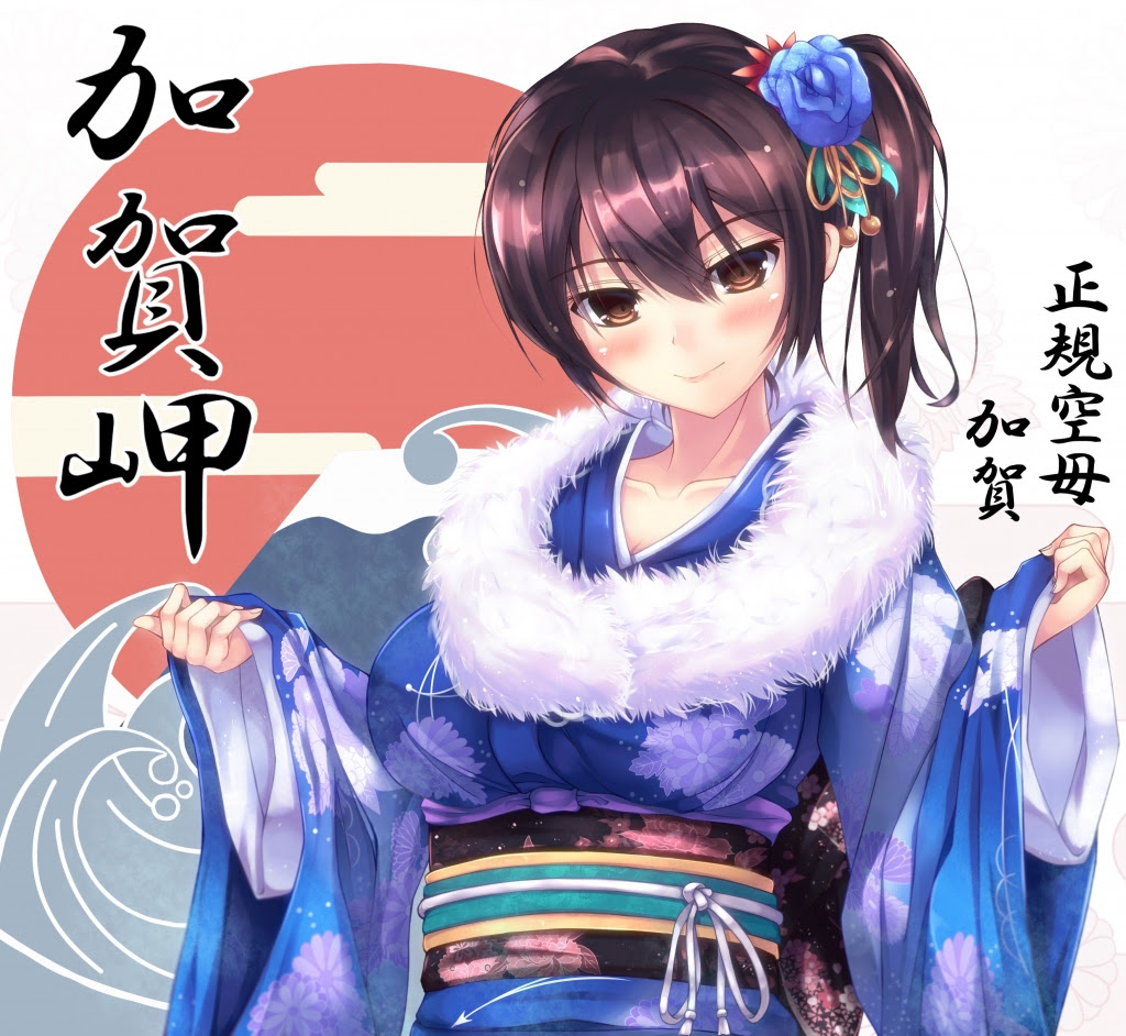 艦これ 根は優しい加賀の高画質壁紙画像 イラストまとめ 写真まとめサイト Pictas