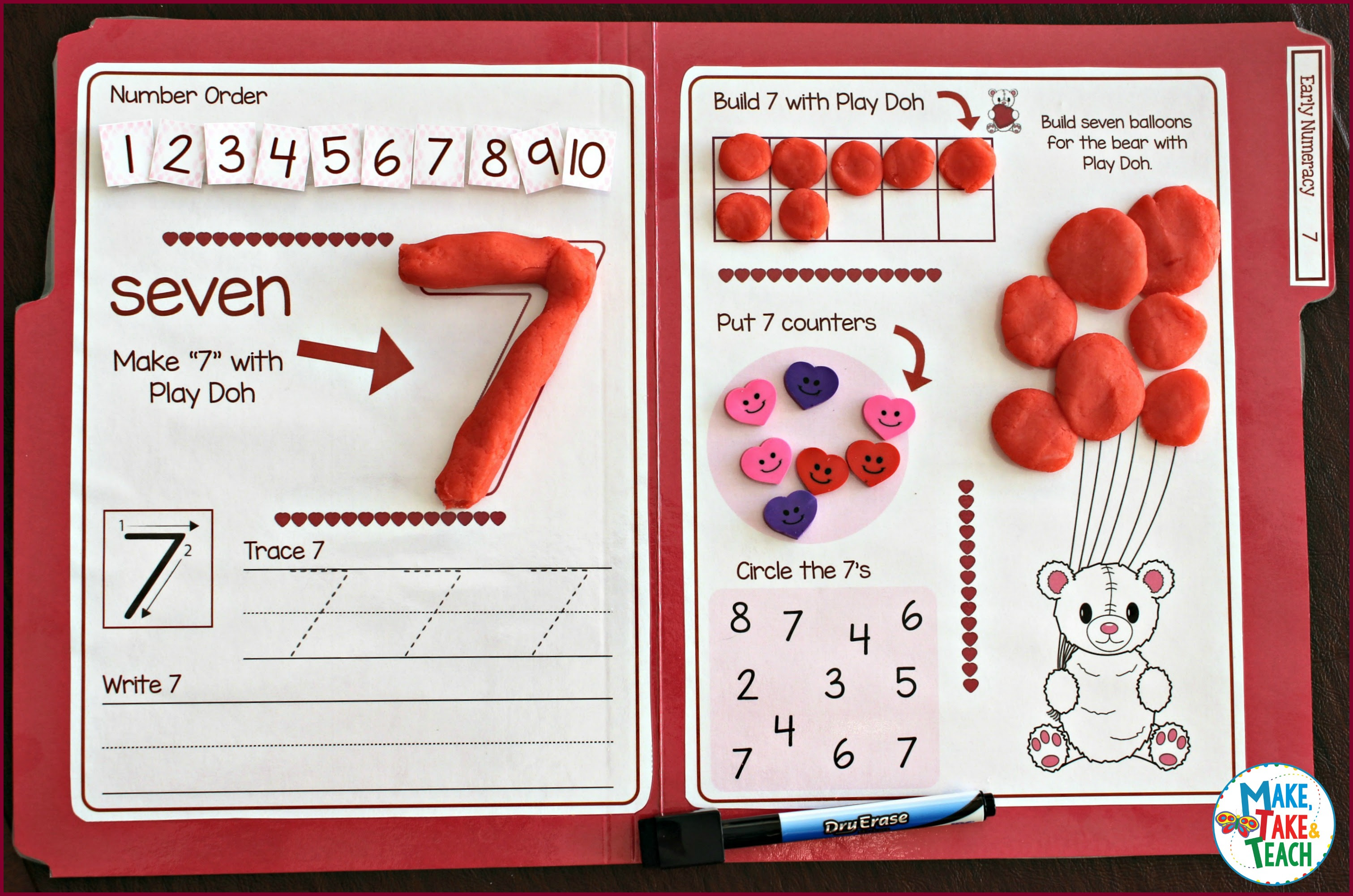 File Folder Activities for Early Numeracy - Make Take & Teach