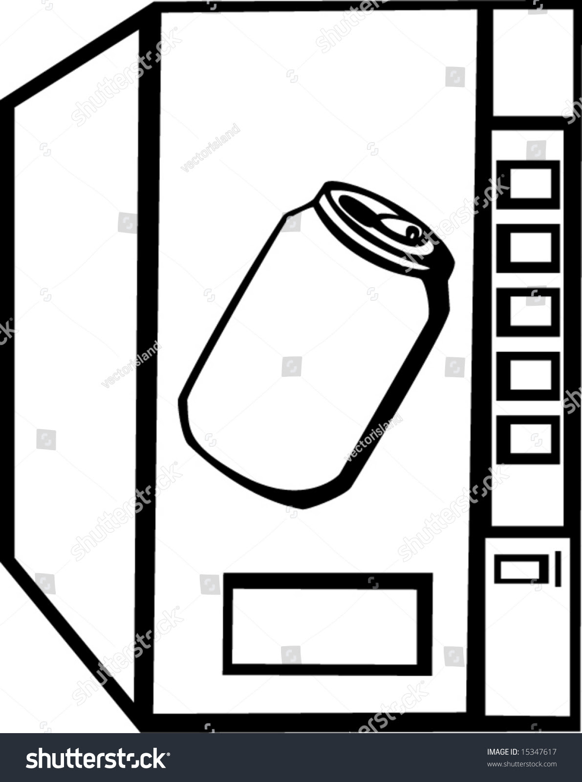 stock vector beverage vending machine 15347617