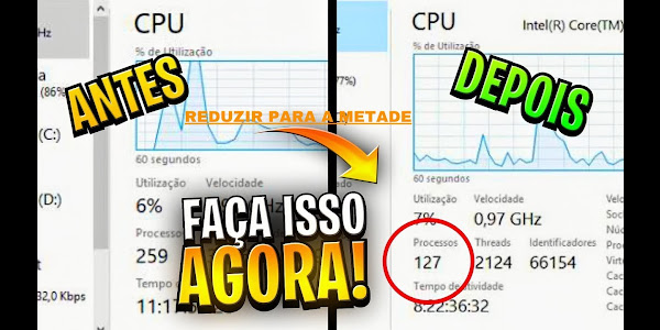 [ATUALIZADO]  DIMINUA os PROCESSOS do WINDOWS  pelo REGEDIT!  + MAIS DESEMPENHO