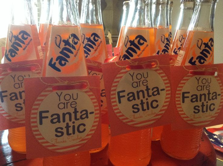 fanta teacher gift, soda teacher gift, FANTASTIC teacher, inexpensive teacher gift, coach gift, babysitter gift, nanny gift