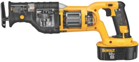 DEWALT DC385K 18-Volt Cordless XRP Ni-Cad Reciprocating Saw Kit