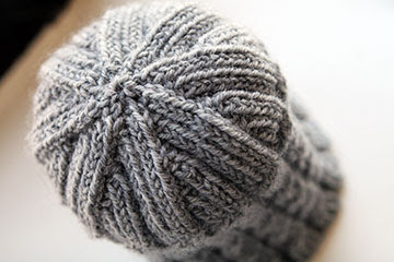Cabled Hat, Top