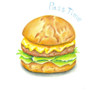 洋光台ハンバーガー Passtime