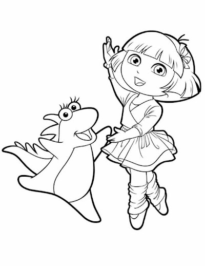 Dora And Friends Coloring Pages