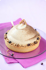 Chestnut Blackcurrant Entremet Cake