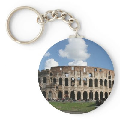 Colosseum Rome keychains