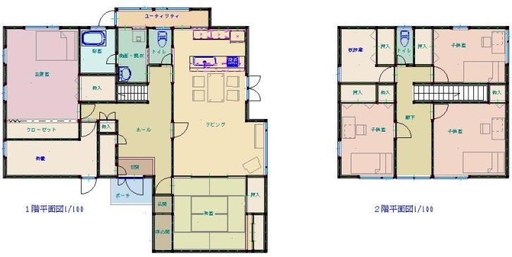 住宅設計図の案