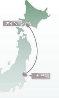 北海道ツーリングのための長距離フェリー 舞鶴 敦賀 新潟 名古屋 大洗から苫小牧 小樽へ 開陽台ドットコム