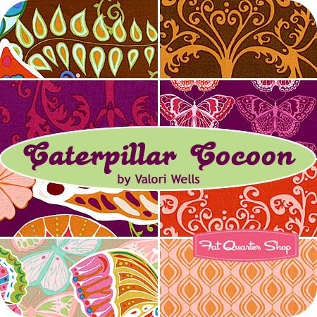 Caterpillar Cocoon Fat Quarter Bundle Valori Wells for Free Spirit Fabrics -- Friday's Giveaway!!
