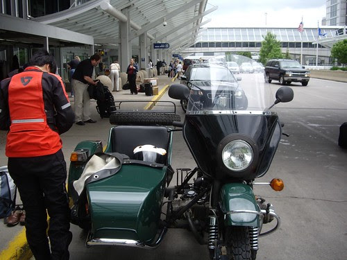 Ural visits the airport