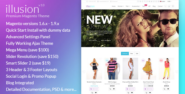 illusion - Premium Multipurpose Magento Theme