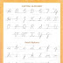 capital letters in cursive cursive calligraphy lowercase teaching - alphabet tracing worksheets capital letters alphabetworksheetsfreecom