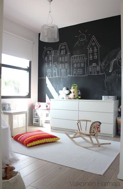30 Fun Chalkboard Paint Ideas for Kids Room
