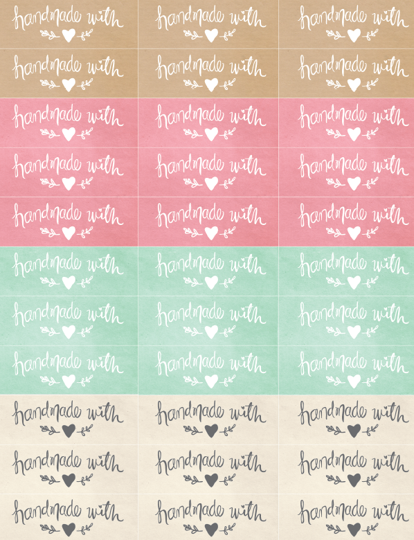 Back to school printable labels
