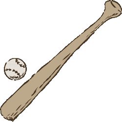 野球用品 No 095 手描き野球道具のイラスト アイコン 条件付フリー素材集 スマホなど携帯電話対応