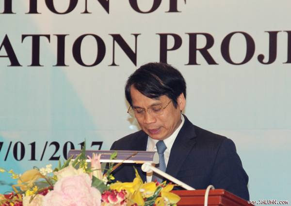  Thứ trưởng Bộ GD&ĐT Phạm Mạnh Hùng phát biểu khởi động dự án