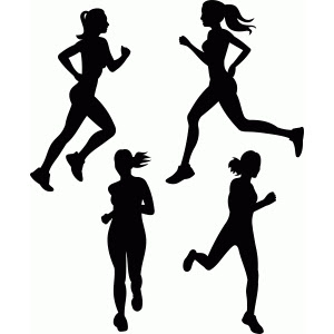 Download Woman Running Silhouette at GetDrawings | Free download
