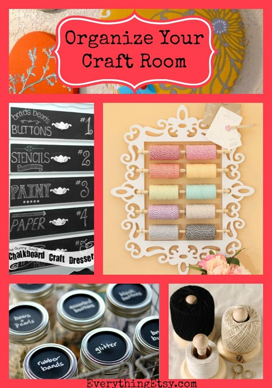 Organize Your Craft Room-8 Quick DIY Projects