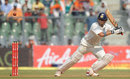 Sachin Tendulkar picks a gap on the off side