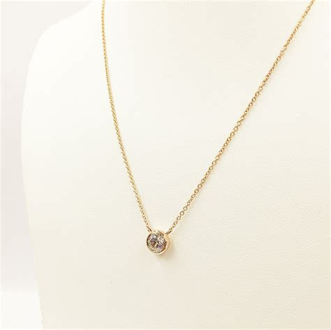 Here's what it is plated with and why plating is used. 18k Rose Gold Diamond Pendant, 7277-31-D-18krg-.54ctGVS2
