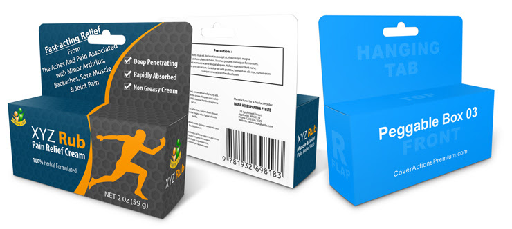 Download Hanging Display Box Mockup | Cover Actions Premium ...
