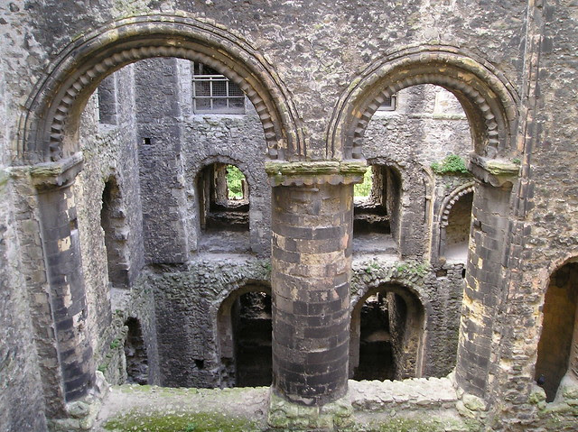 Interior - Rochester Castle, Kent.
