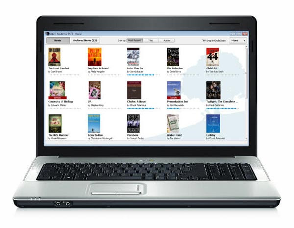 amazon kindle PC application