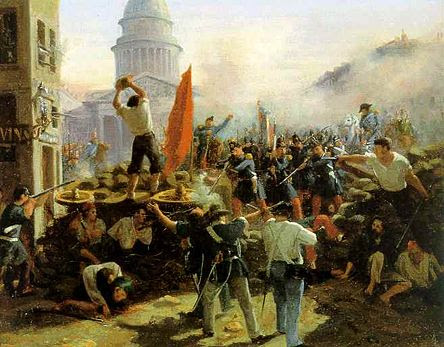 Vernet, Horace - Barricade rue Soufflot