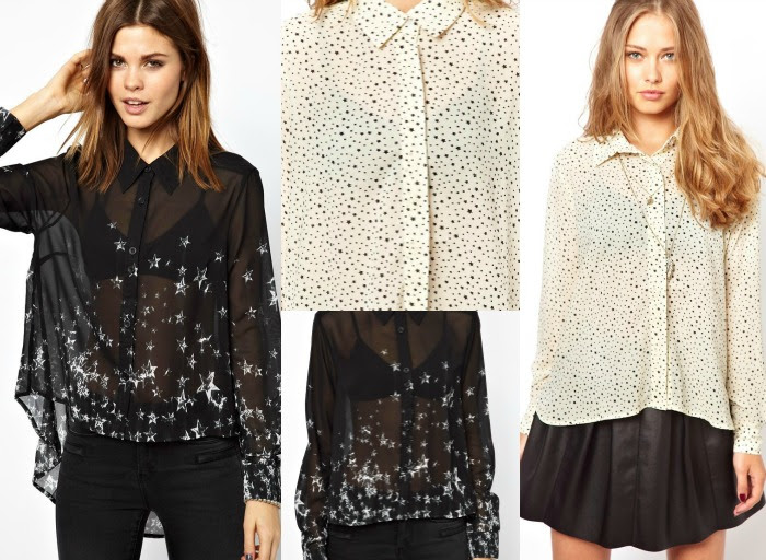 camisa estrellas asos