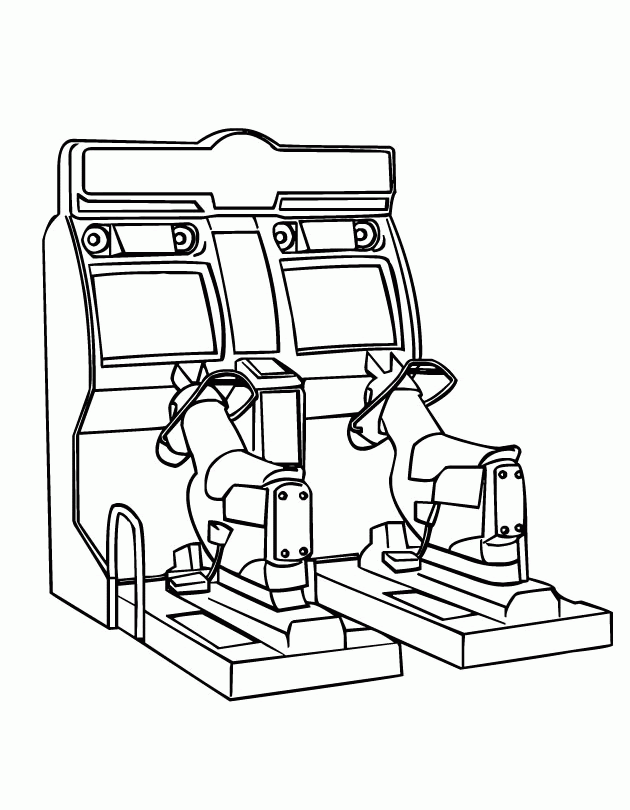 Video Games Coloring Pages - Coloring Home