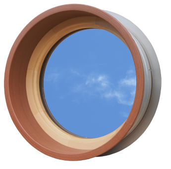 丸窓など個性的な窓のご提案です