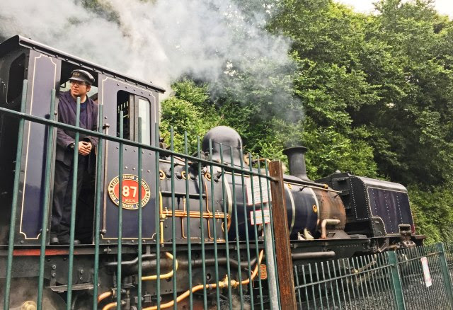 Welsh Highland Railway steam train