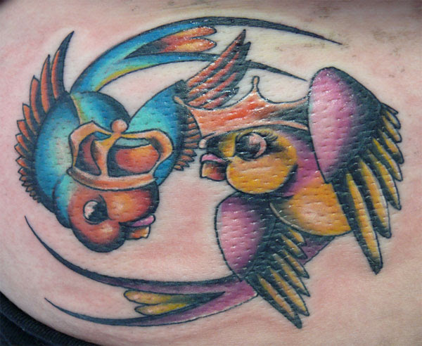 Sparrows Bird Tattoo. For this week's Tattoo Tuesday we've featured a tattoo 